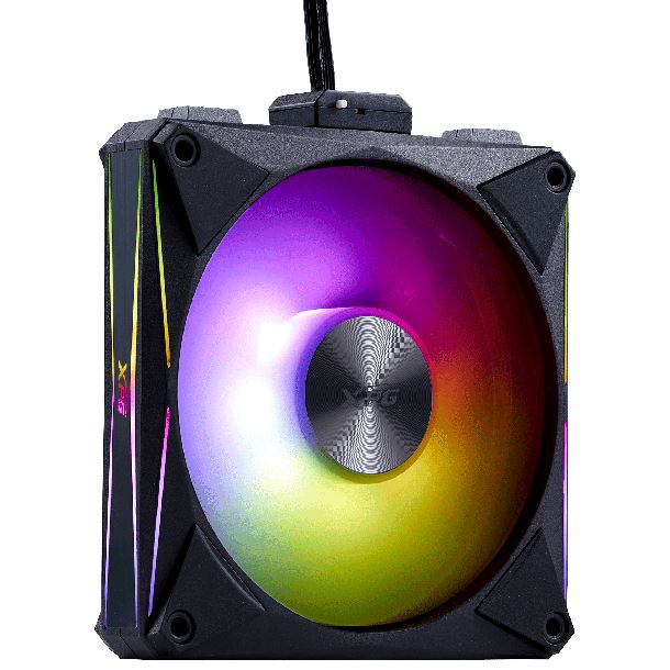 Kit de 4 Ventiladores ADATA XPG Hurricane Magneticos RGB 120 mm