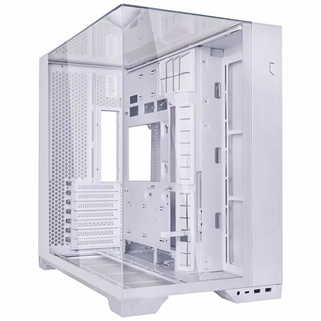 Gabinete Lian Li O11 Vision Compact White | Cristal Temperado Malla | E-ATX