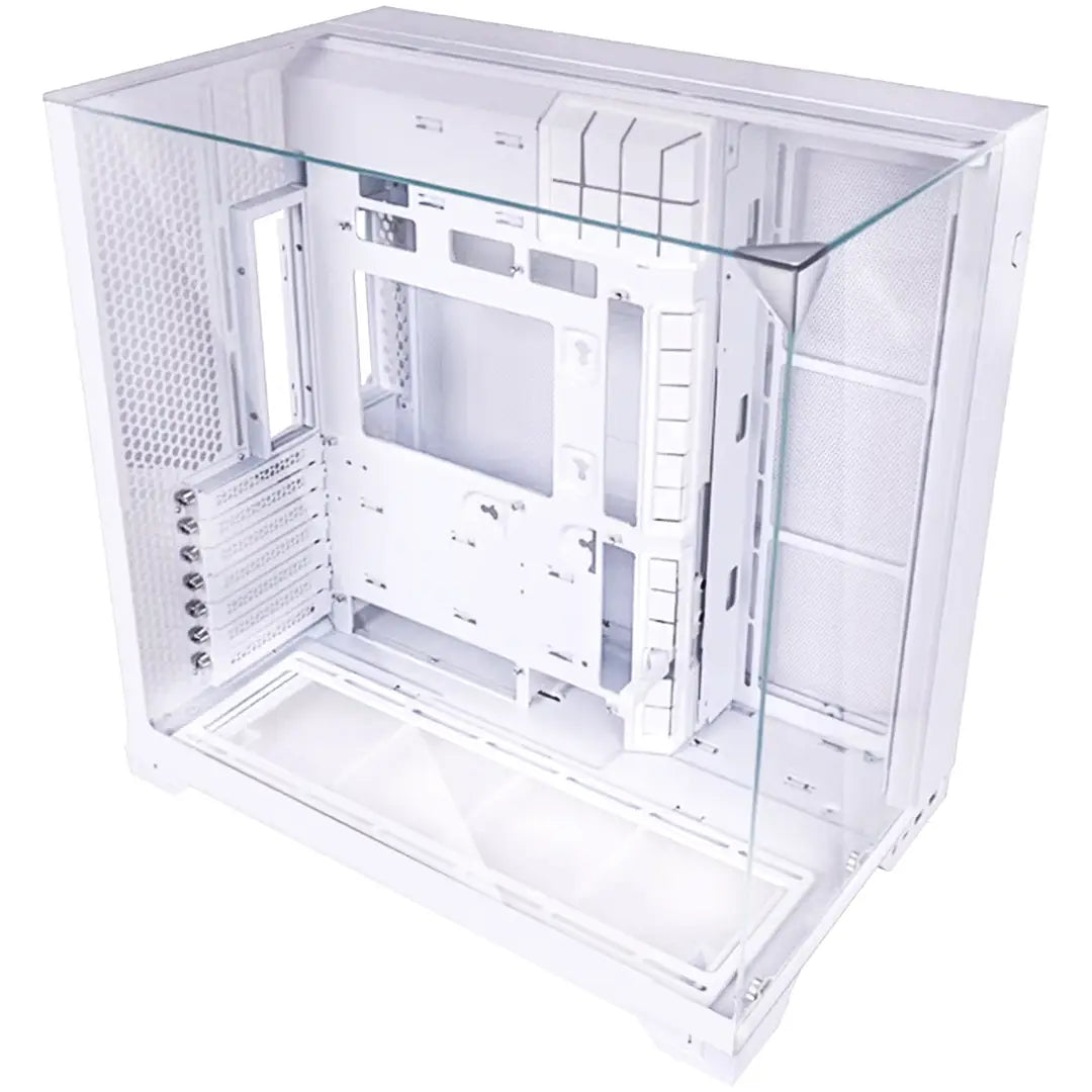 Gabinete Lian Li O11 Vision Compact White | Cristal Temperado Malla | E-ATX