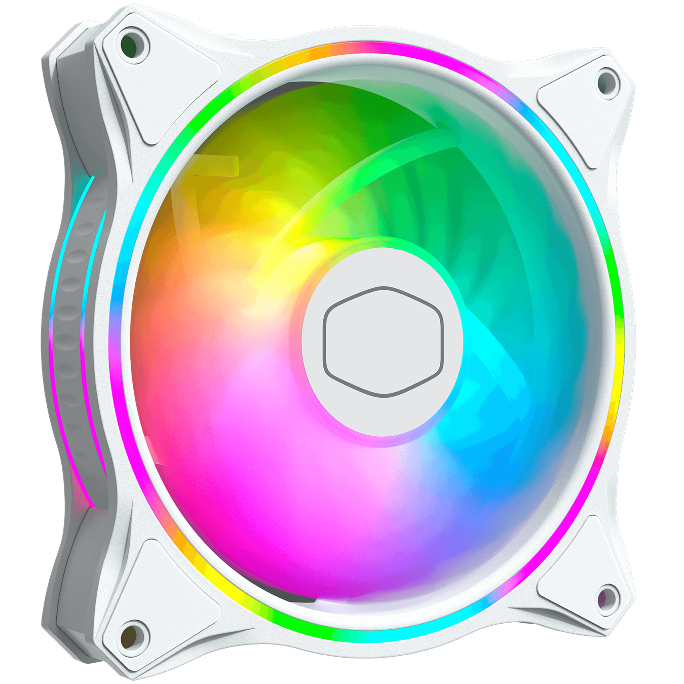 Ventilador Cooler Master MASTERFAN MF120 HALO RGB White Edition