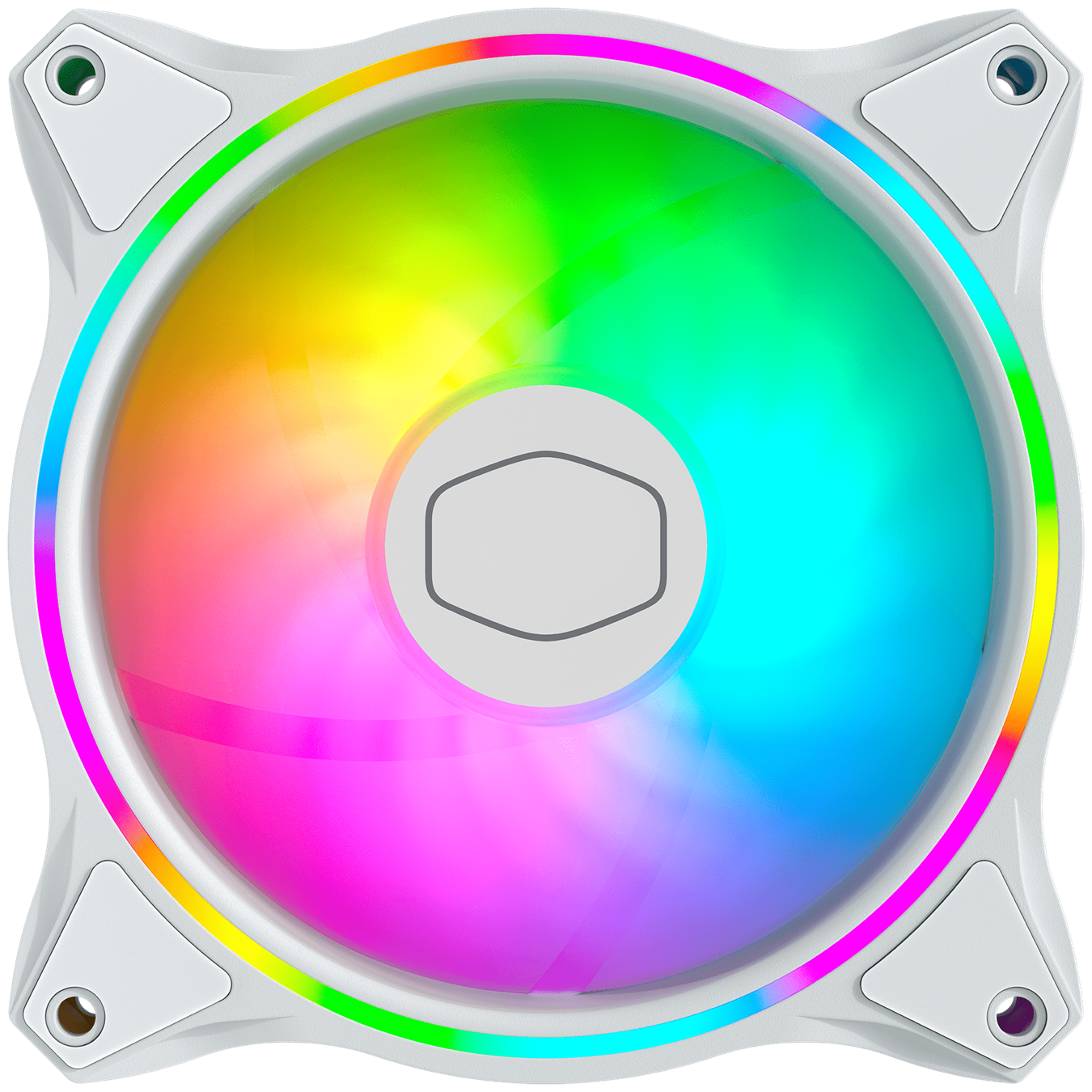 Ventilador Cooler Master MASTERFAN MF120 HALO RGB White Edition