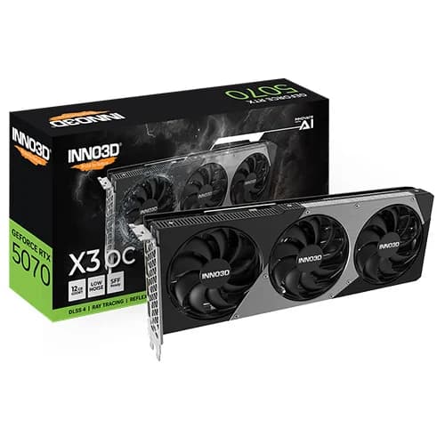 Tarjeta de Video Inno3D Nvidia GeForce RTX 5070 X3 OC 12GB