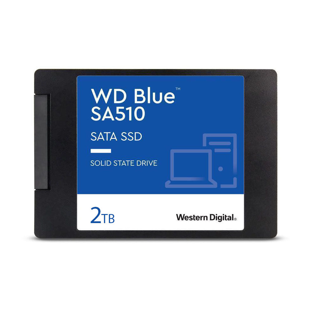 Unidad de estado Solido 2.5" Western Digital WD Blue SA510, 2TB, SATA III, 2.5'', 7mm