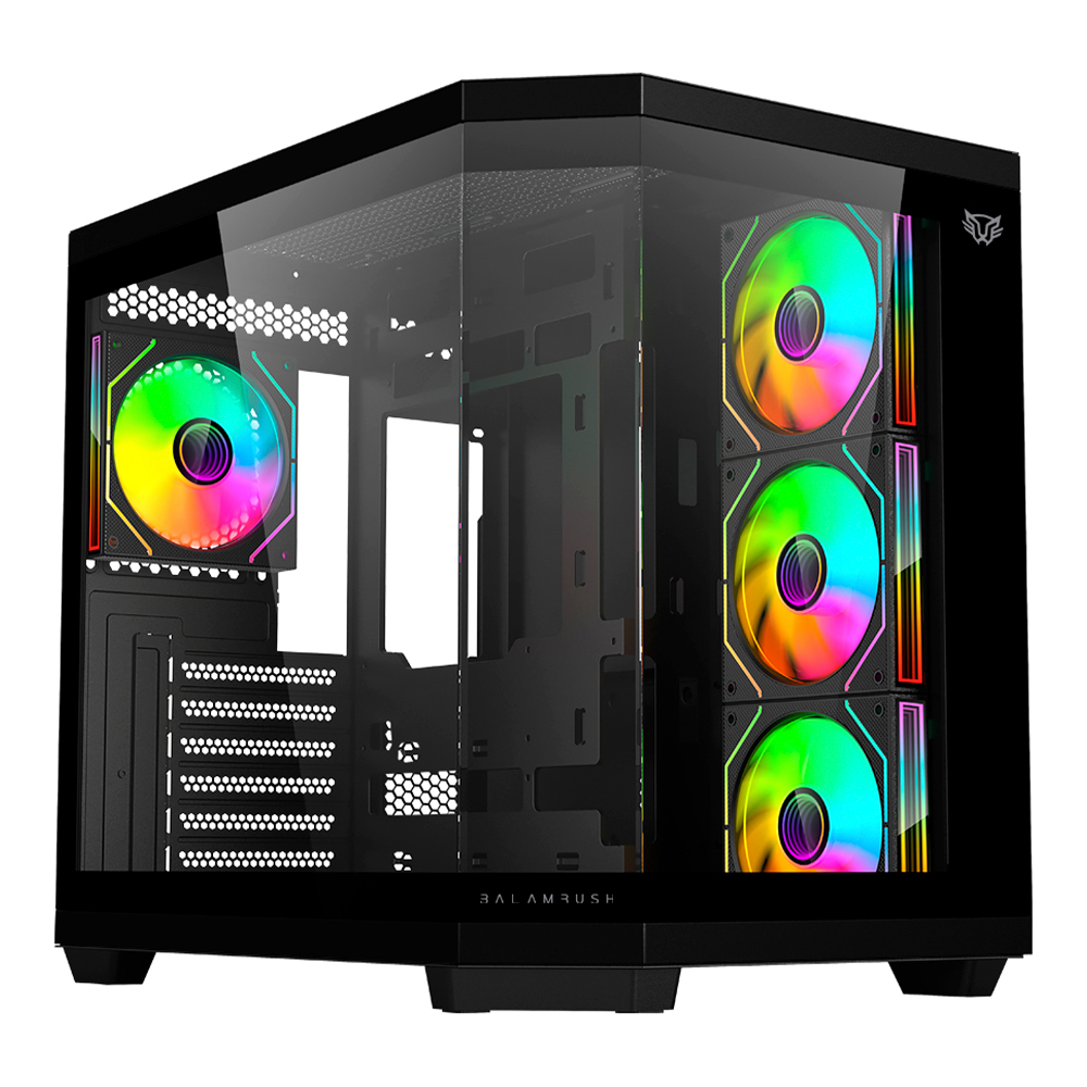 Gabinete Balam Rush Tank Master 9600TB - ATX - Color Negro