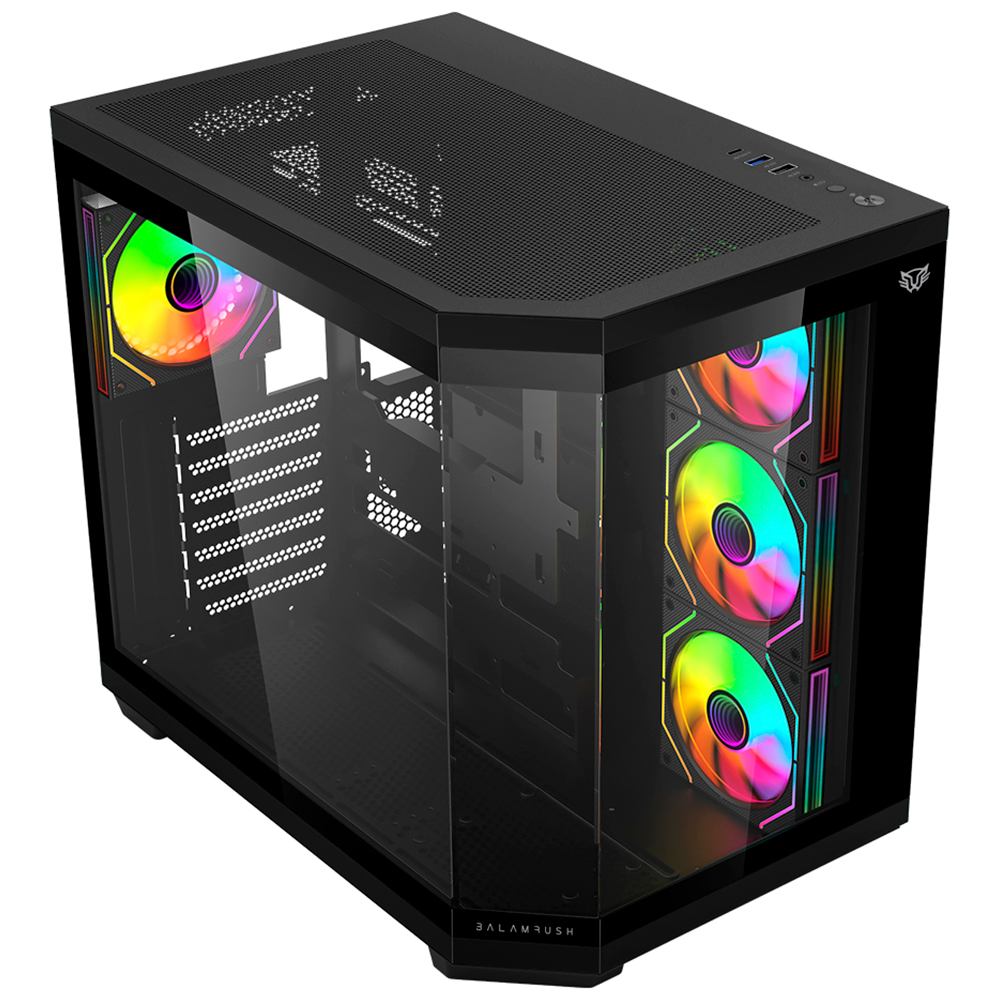 Gabinete Balam Rush Tank Master 9600TB - ATX - Color Negro