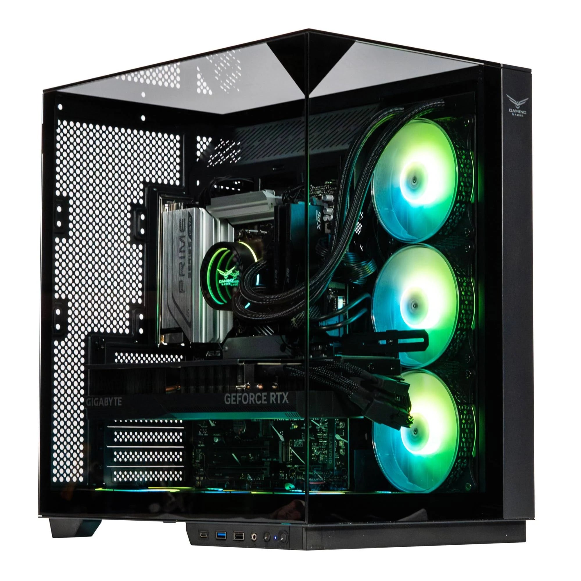 Gabinete NACEB NA-0639 Gamer- Micro ATX- Negro