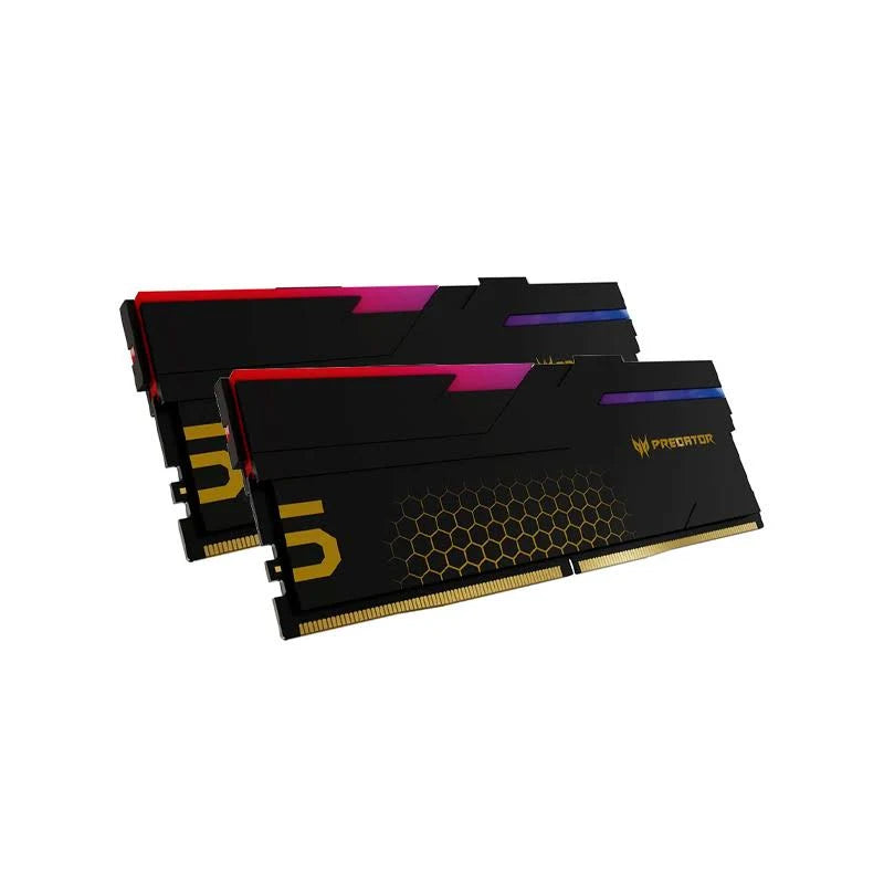 Memoria RAM Predator Hermes Black RGB DDR5- 6800 MHZ- 32GB- 2 x 16GB