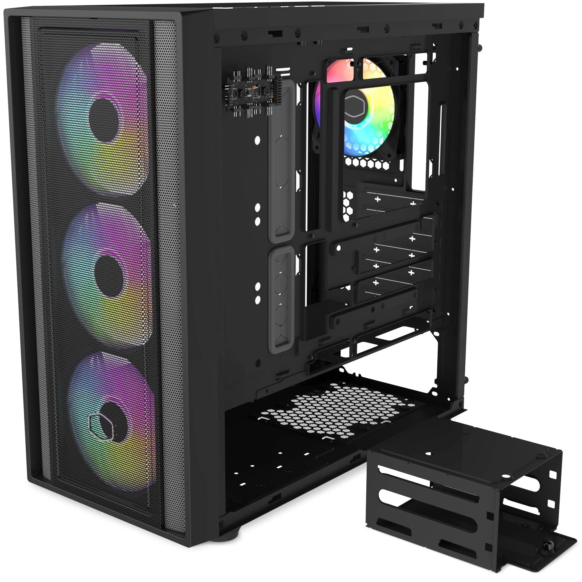 Gabinete Cooler Master MasterBox 600- ATX- Negro
