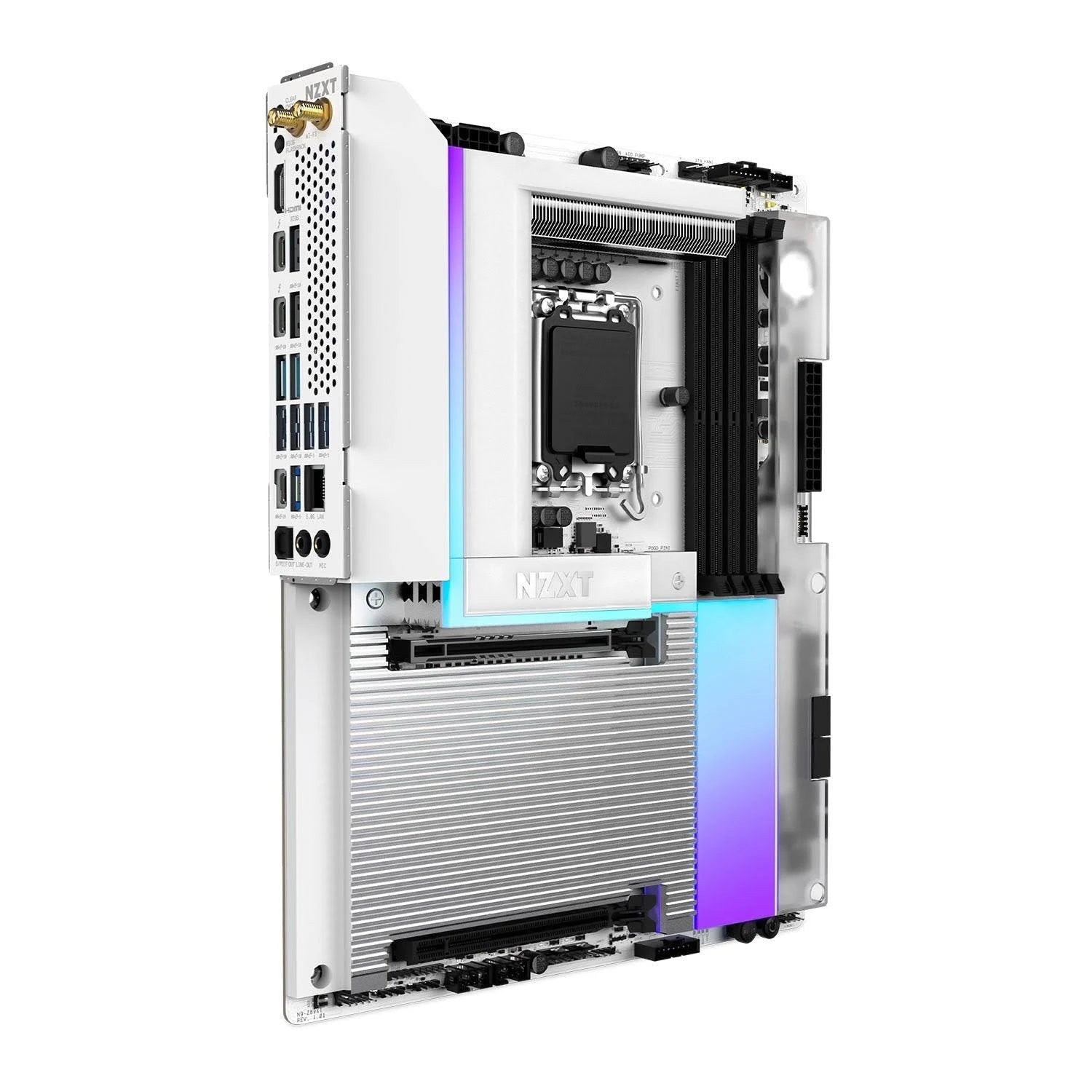 Tarjeta Madre NZXT N9 Z890 GAMING- LGA 1851- ATX- Compatible con DDR5