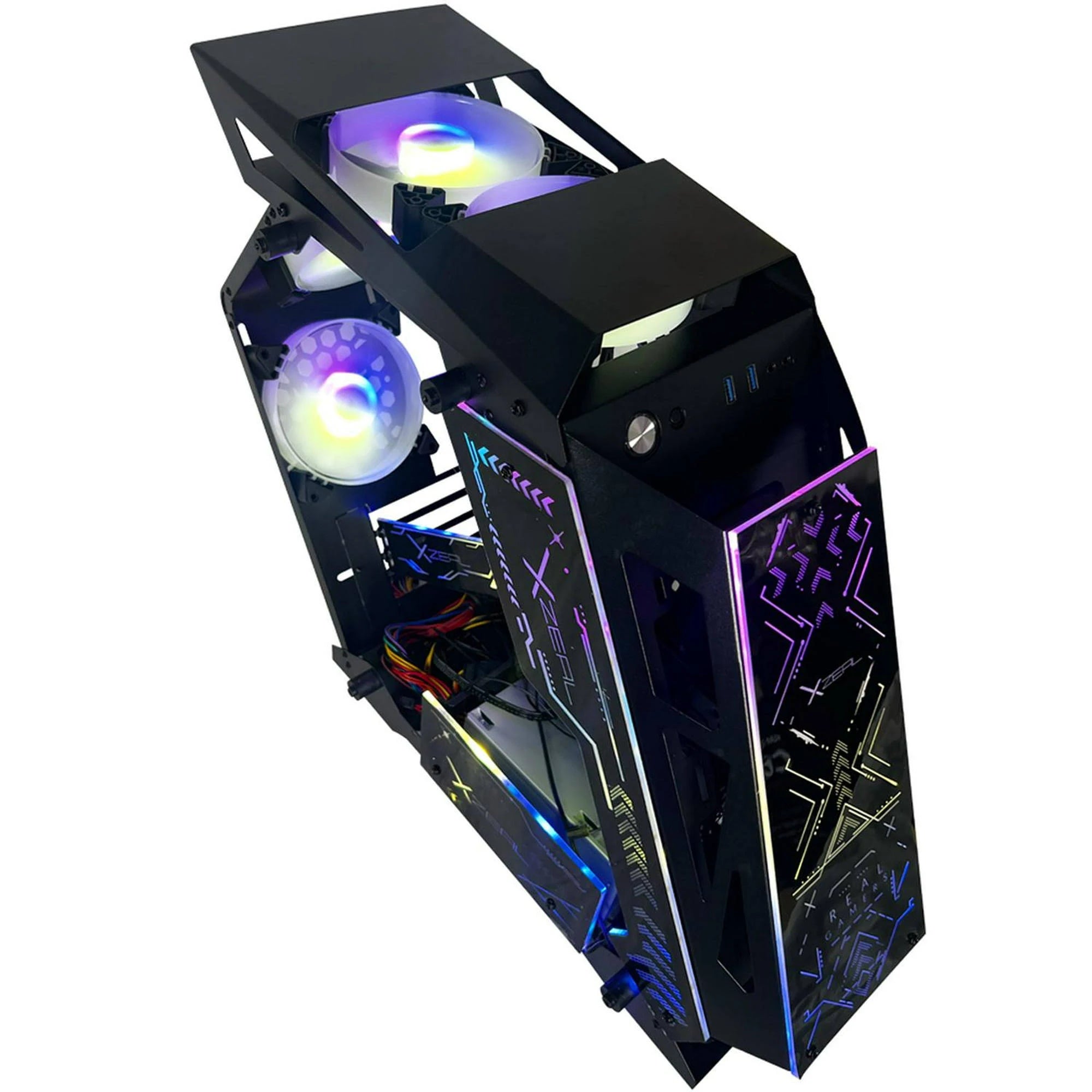 Gabinete XZEAL IRO2- Micro ATX- Negro