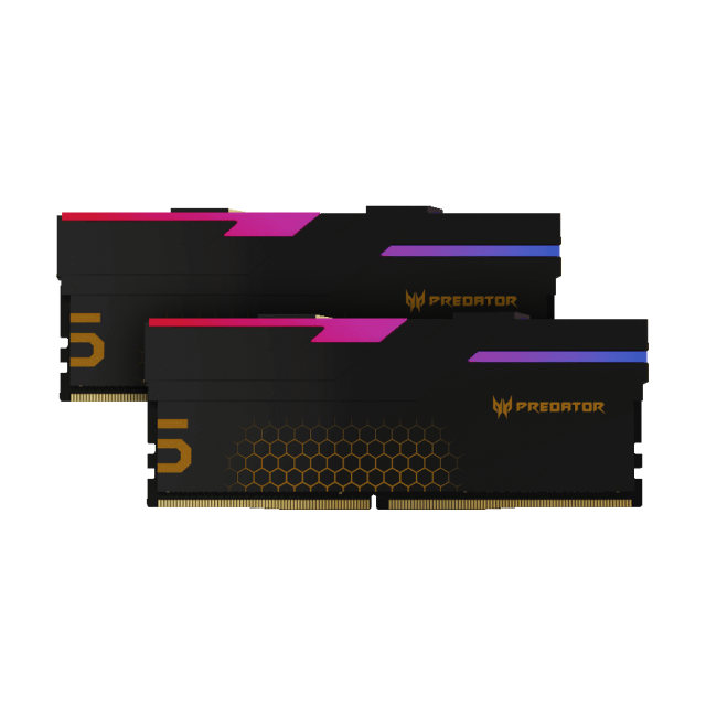 Memoria RAM Predator Hermes Black RGB DDR5- 6800 MHZ- 32GB- 2 x 16GB