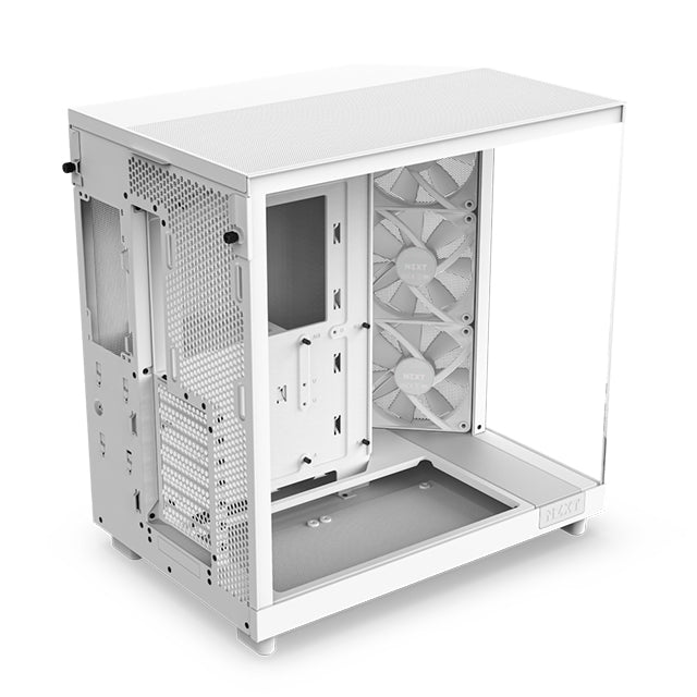 Gabinete NZXT H6 Flow RGB - ATX - Blanco