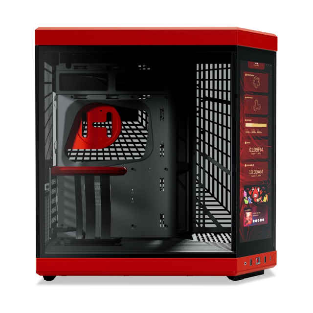 Gabinete HYTE Y70 Touch Infinite- ATX- Negro/Rojo