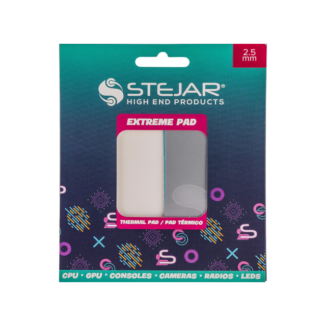 Stejar Thermal Pad 95X45X0.5Mm 12.8 W/Mk Extreme Alto Rendimiento Value Pack