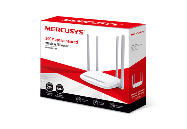 ROUTER MERCUSYS MW325R Inálambrico Wi-Fi 300Mbit/s White