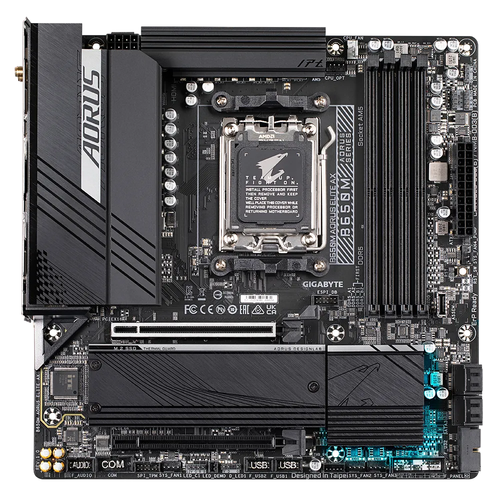 Tarjeta Madre B650M AORUS ELITE AX DDR5 - AM5 - ATX