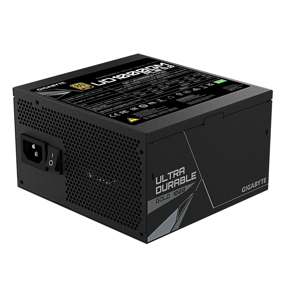 Fuente de Poder GIGABYTE UD1000GM PG5 - 1000W - Gold - Negro