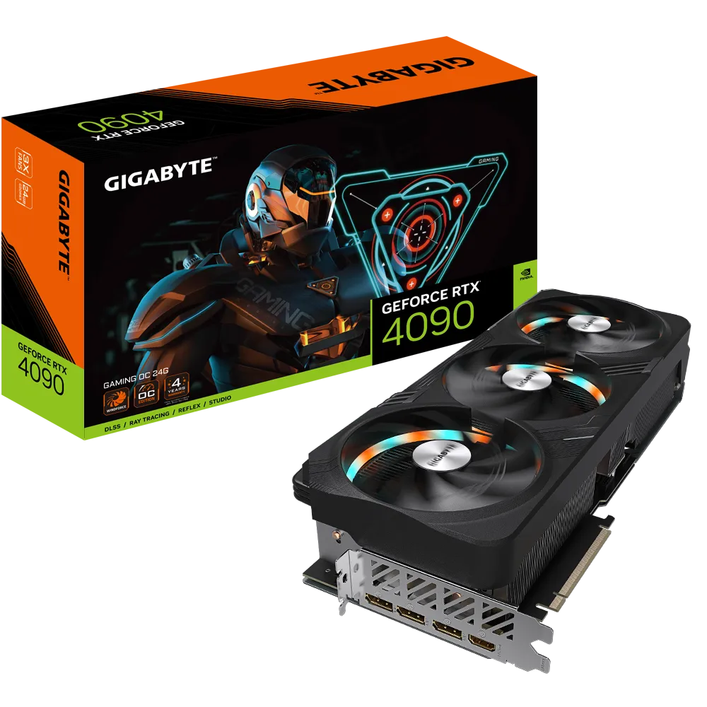 Tarjeta de Vídeo GIGABYTE NVIDIA GeForce RTX 4090 GAMING OC 24GB