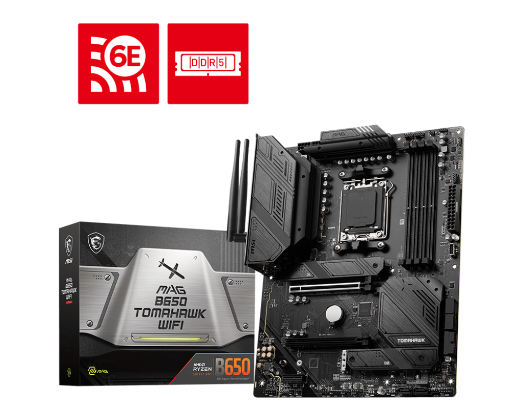 Tarjeta Madre MSI MAG B650 TOMAHAWK WIFI DDR5 - AM5 - ATX