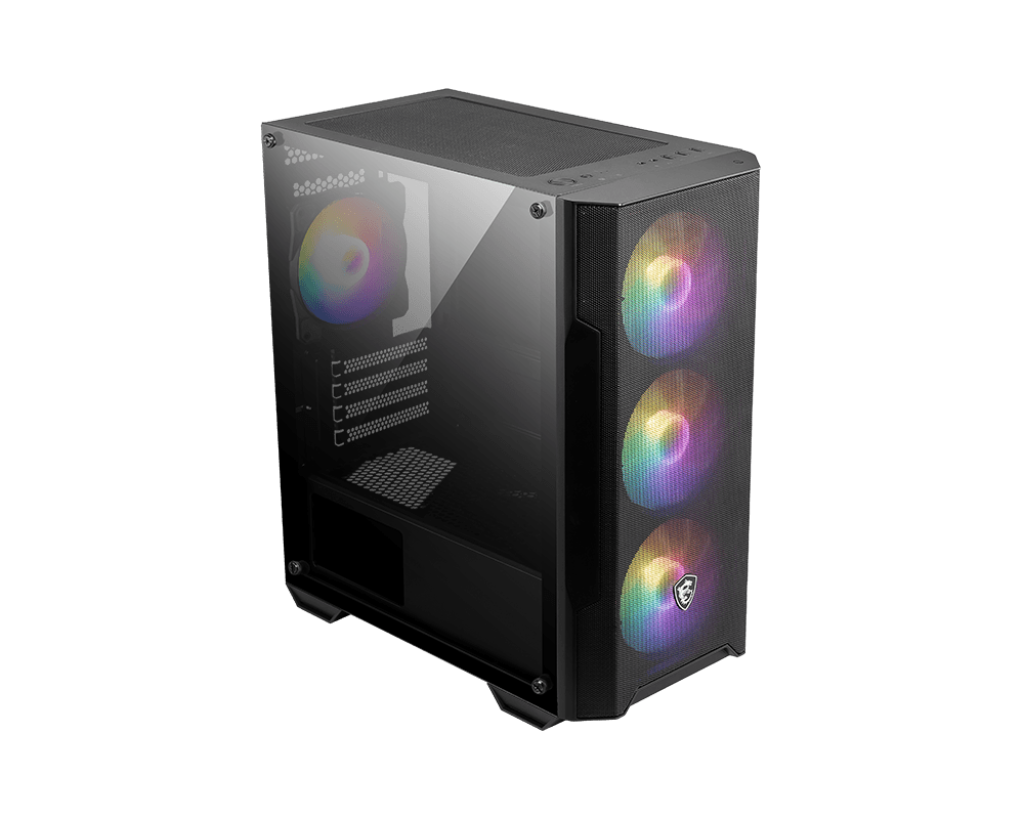 Gabinete MSI Forge M100A RGB Cristal Templado - ATX