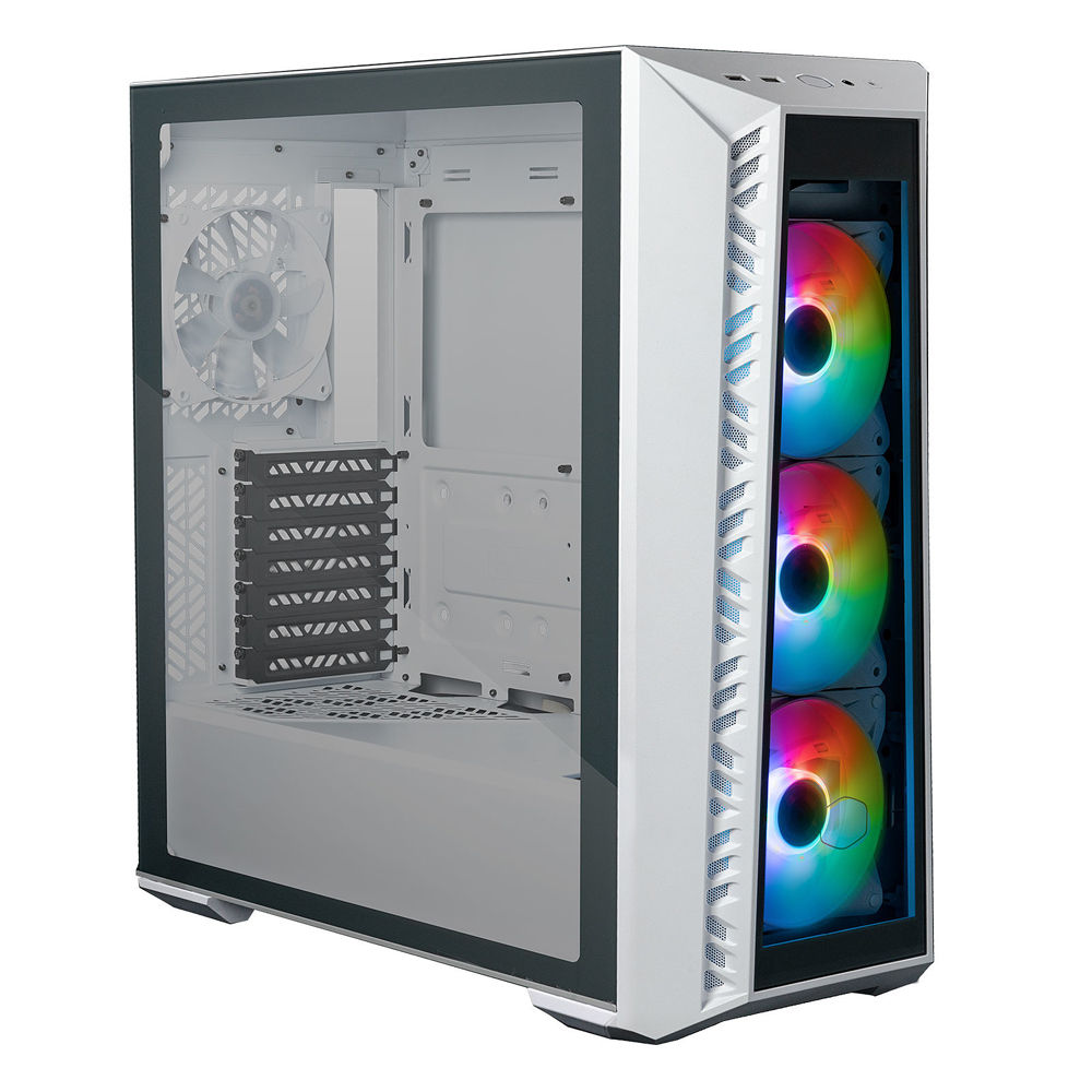 Gabinete Cooler Master MasterBox 520 ARGB White Cristal - ATX