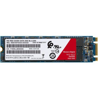 Unidad de estado Solido M.2 WD Red SA500 1TB SATA 3