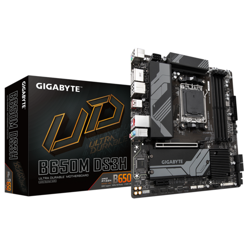 Tarjeta Madre GIGABYTE B650M DS3H DDR5 - AM5 - Micro ATX