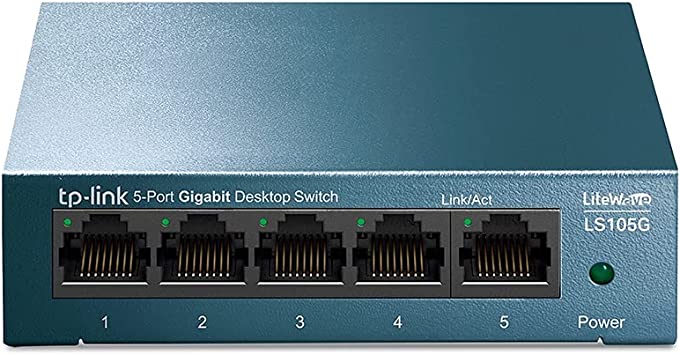 Switch GIGABIT TP-LINK LS105G 10W 5 Puertos Blue