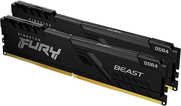 Kit Memoria KINGSTON Fury Beast Black DDR4 16GB 2x8 3733MHZ