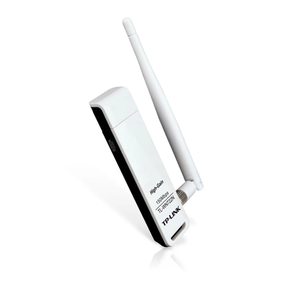 Adaptador USB TP-Link Inalámbrico 150 Mbit/s White