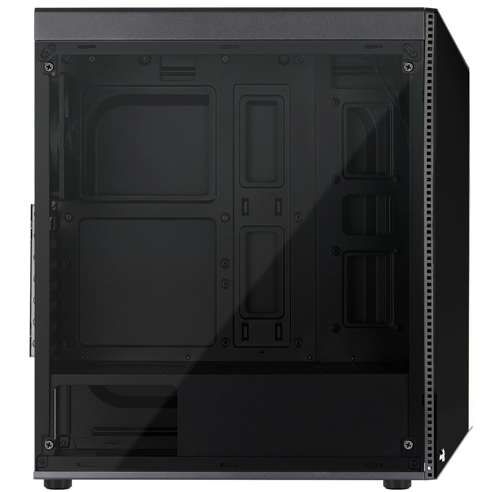 Gabinete Aerocool Shard RGB Cristal Templado RGB - ATX - Negro