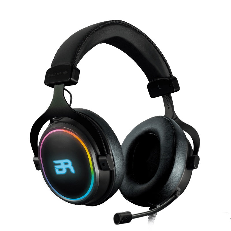 Diadema Balam Rush Orphix RGB 7.1 - Alámbrico - USB - Negro