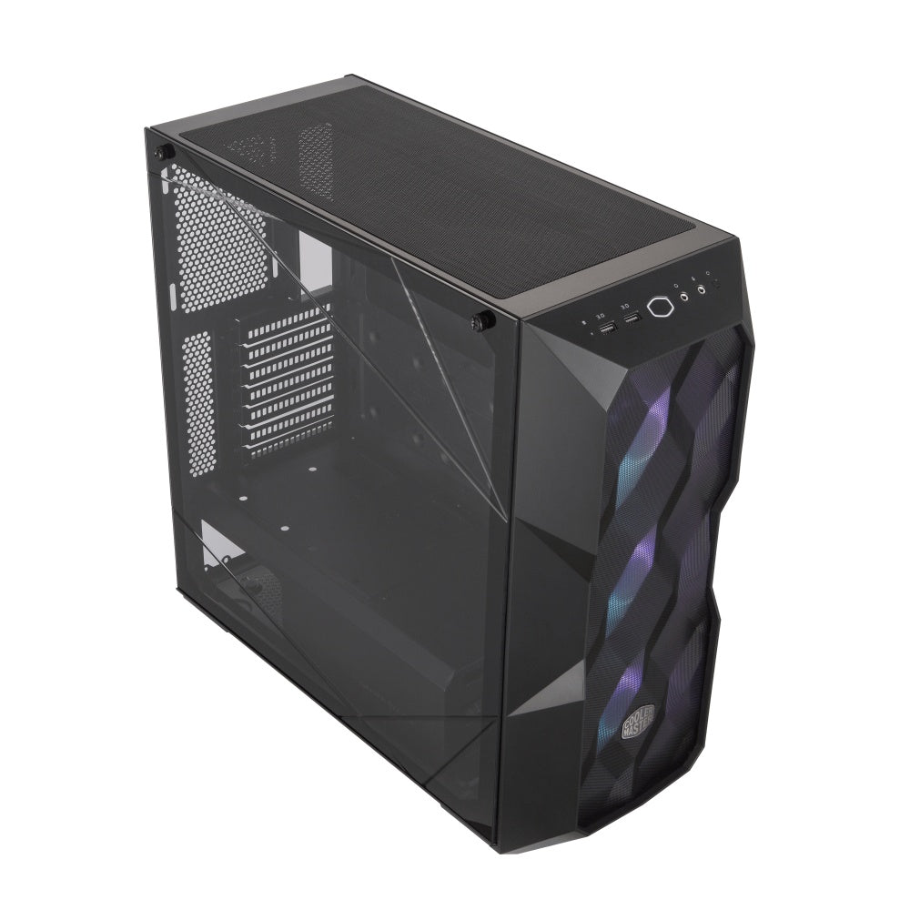 Gabinete Cooler Master Masterbox TD500 MESH ARGB Cristal Templado - ATX