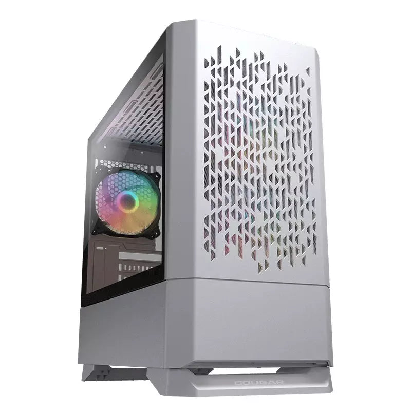 Gabinete Cougar MG140 Air RGB C/Cristal Templado - MicroATX - Blanco