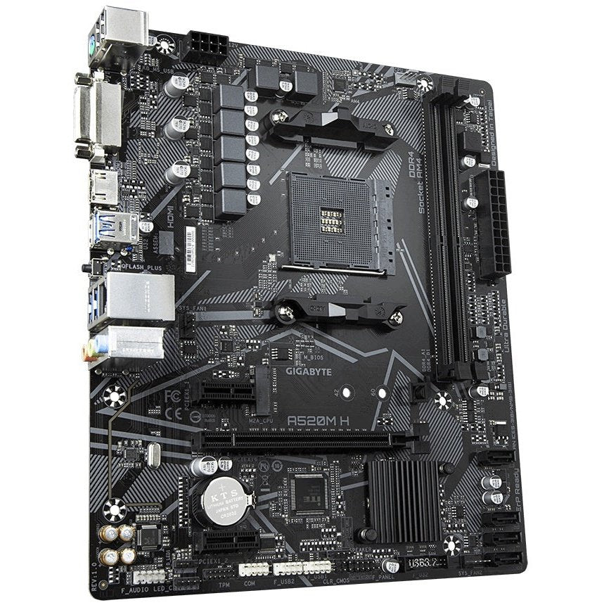 Tarjeta Madre GIGABYTE A520M-H - AM4 - Micro ATX