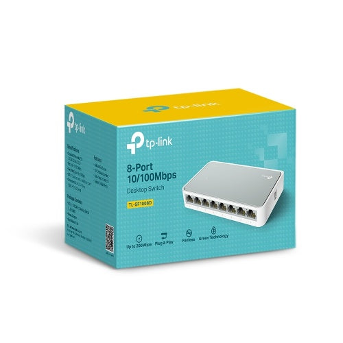 Switch TP-LINK TL-SF1008D 8 Portales White