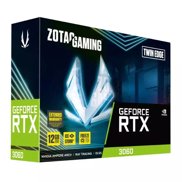 Tarjeta de Video Zotac NVIDIA GeForce RTX 3060 Gaming Twin Edge 12GB