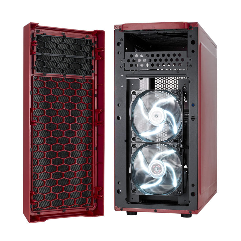 Gabinete Fractal Focus G Design - ATX - Rojo