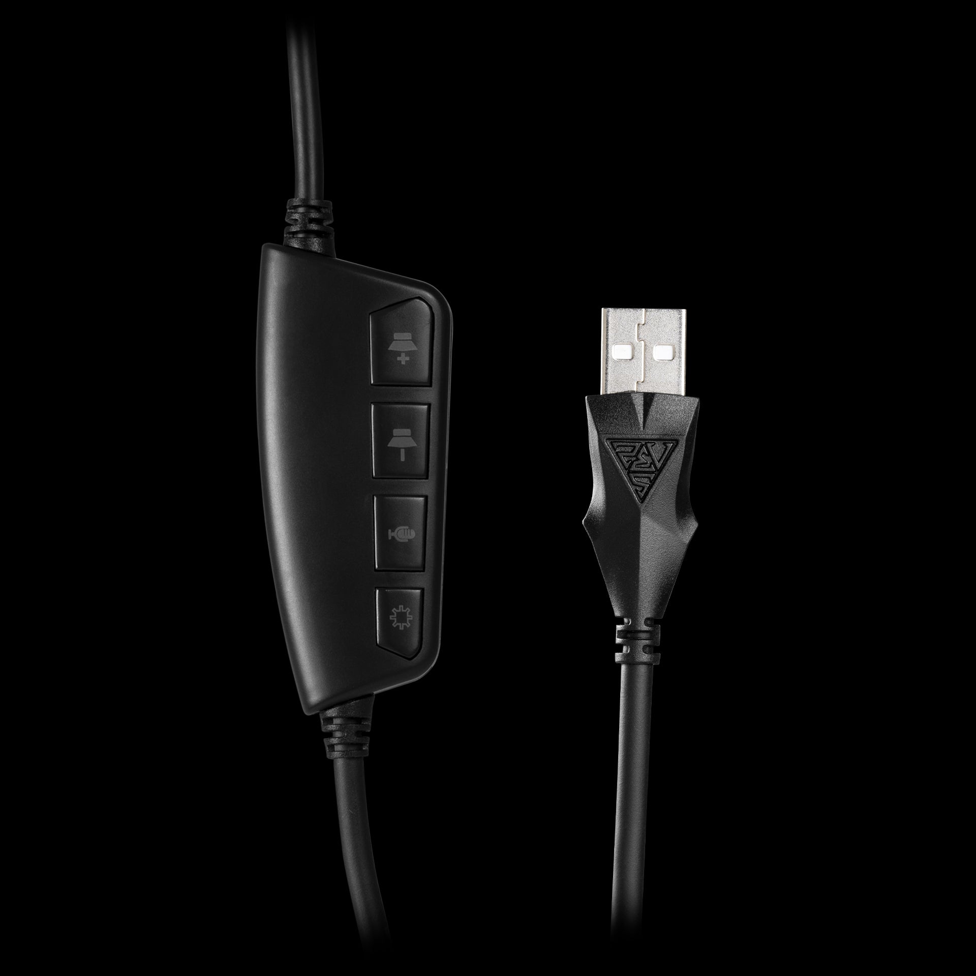 Audífonos Gamdias HEBE M3 7.1 - Alámbrico - USB - Negro