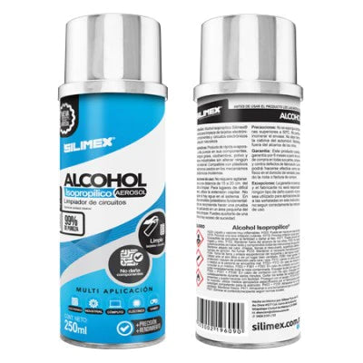 Alcohol Isopropílico SILIMEX 250ml