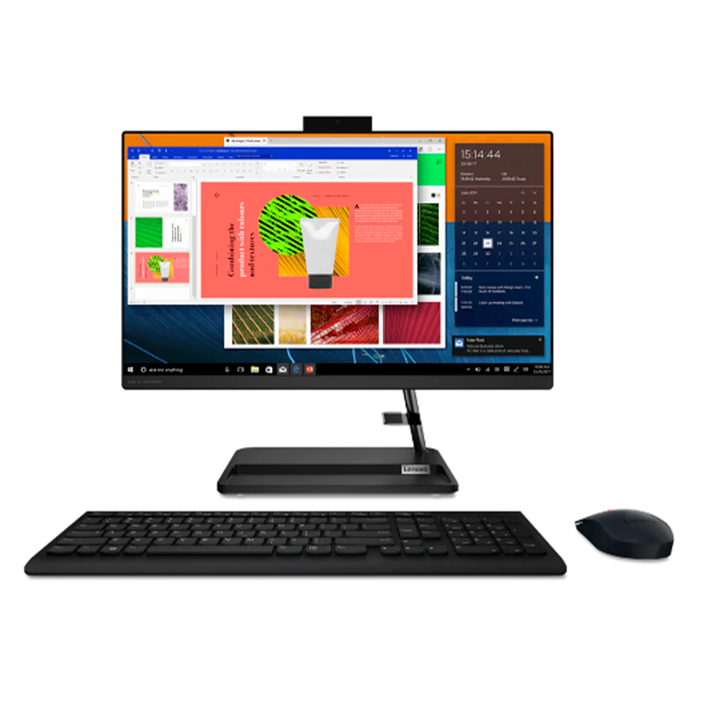 Computadora AIO LENOVO 24ITL6 23.8", Intel Celeron, 4GB RAM, 256GB SSD, Windows 11 Home