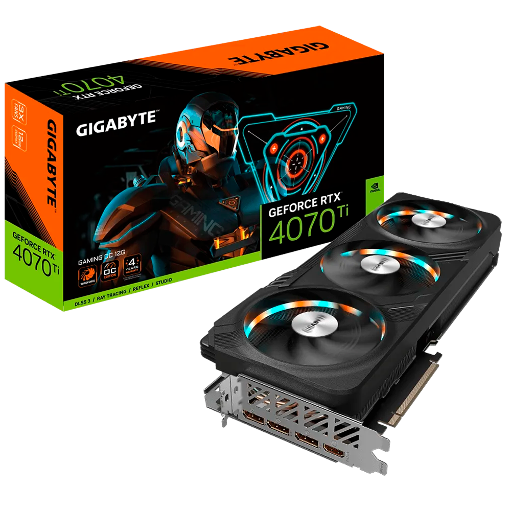 Tarjeta de Vídeo GIGABYTE GeForce RTX­­ 4070 Ti GAMING OC - 12GB