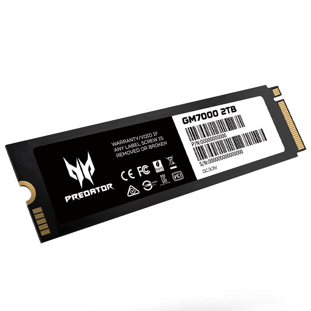 Unidad de estado Solido M.2 ACER PREDATOR GM7000 2TB NVME