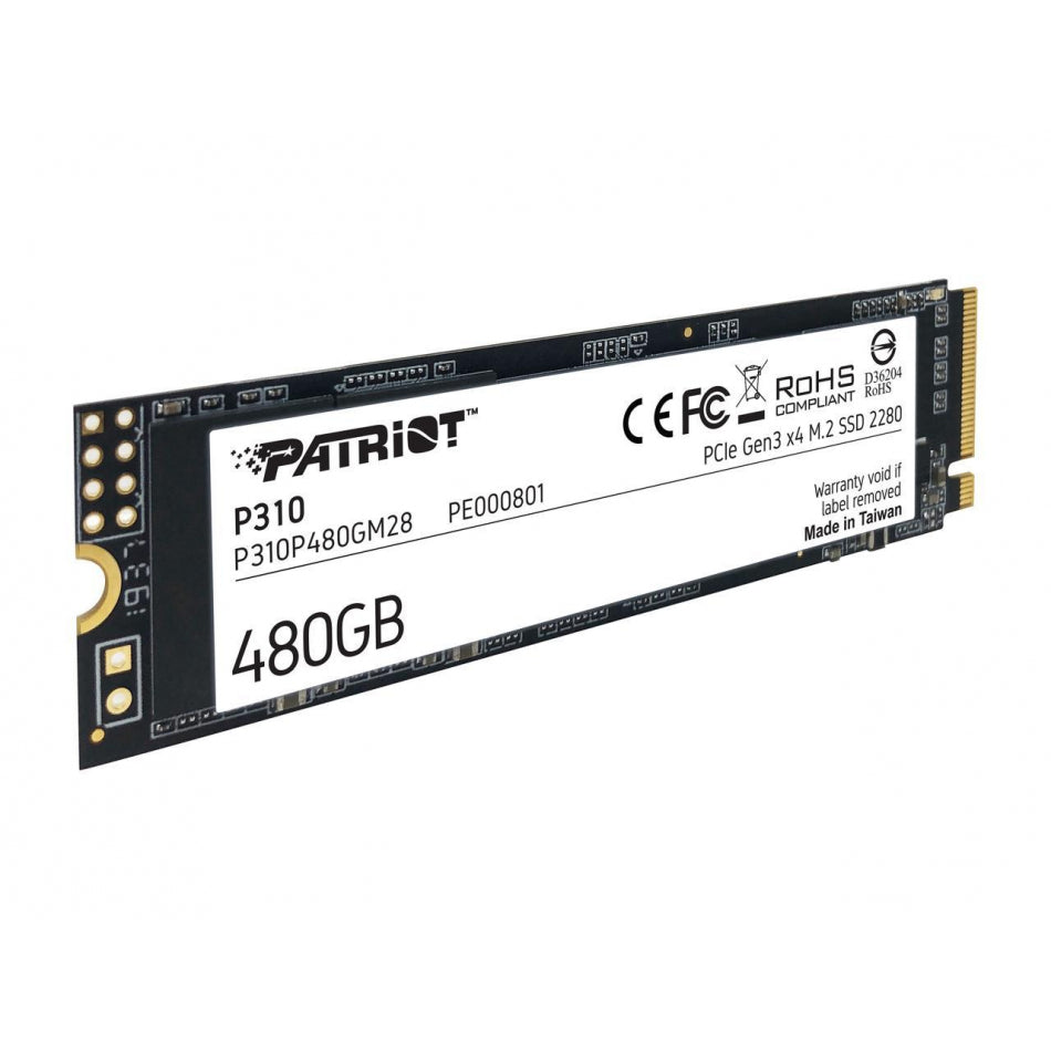 Unidad de estado Solido PATRIOT P310 480GB NVME