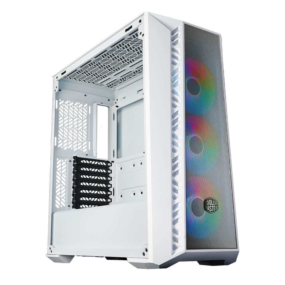 Gabinete Cooler Master MasterBox 520 ARGB White Mesh - ATX