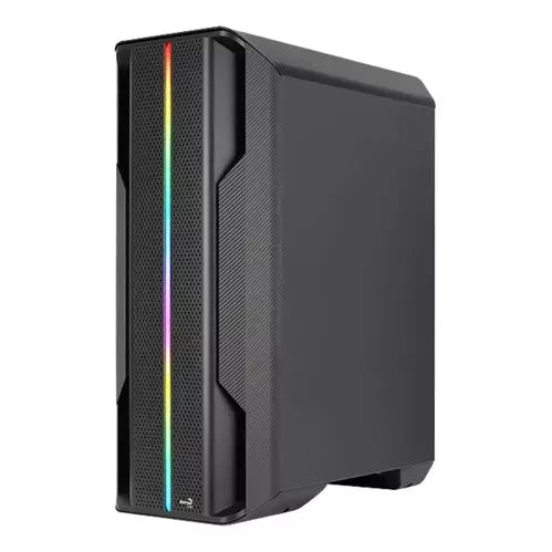 Gabinete Aerocool Splinter Duo G ARGB Cristal Templado - ATX - Negro