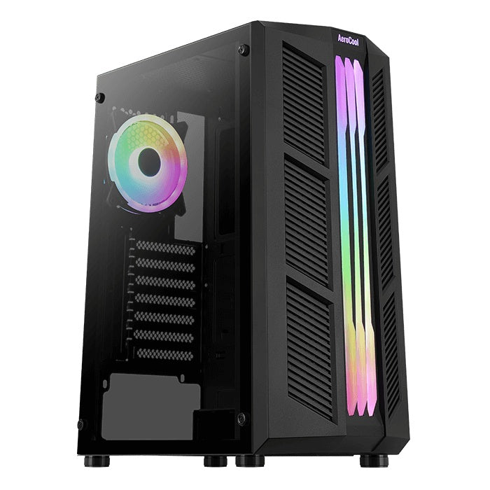 Gabinete Aerocool Prime ARGB Cristal Templado - ATX