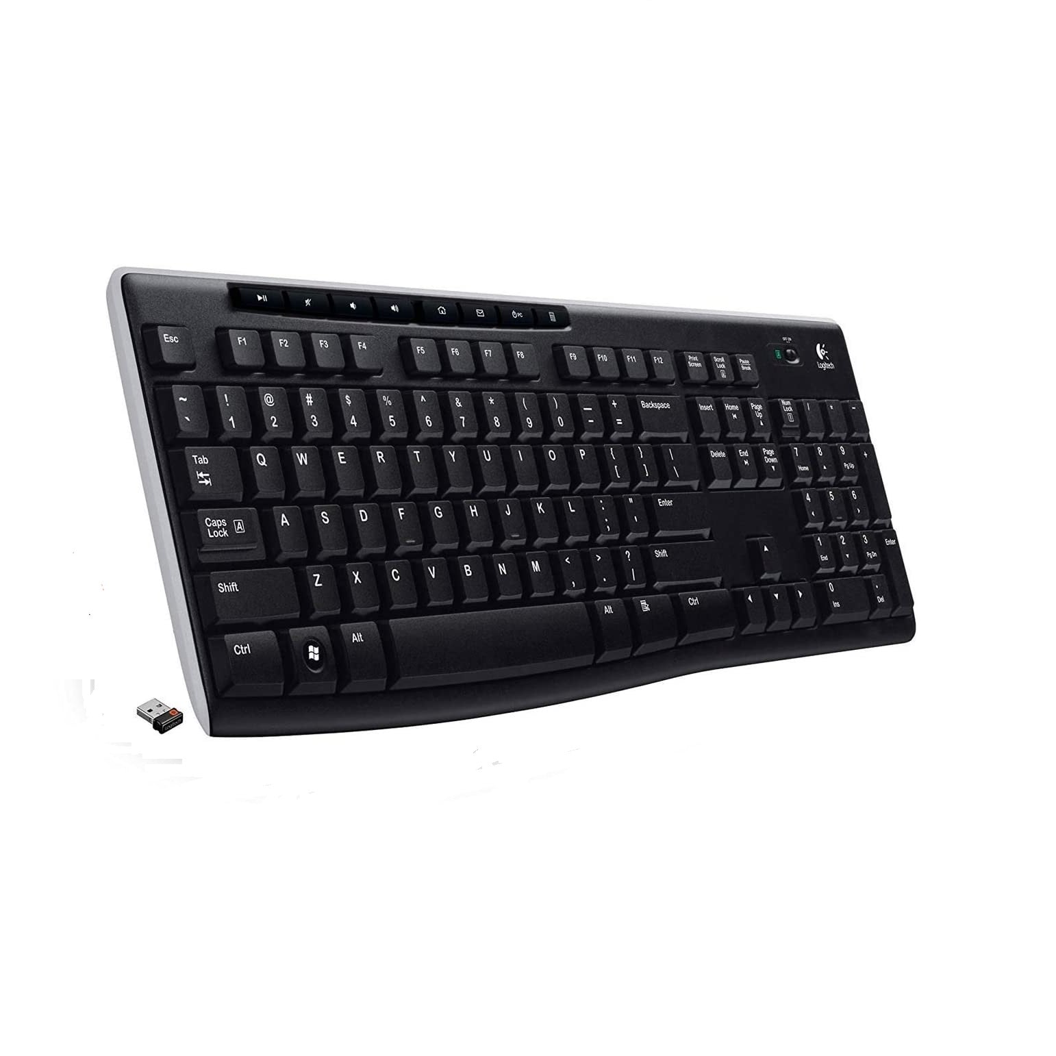 Teclado LOGITECH K270 Inalámbrico Negro