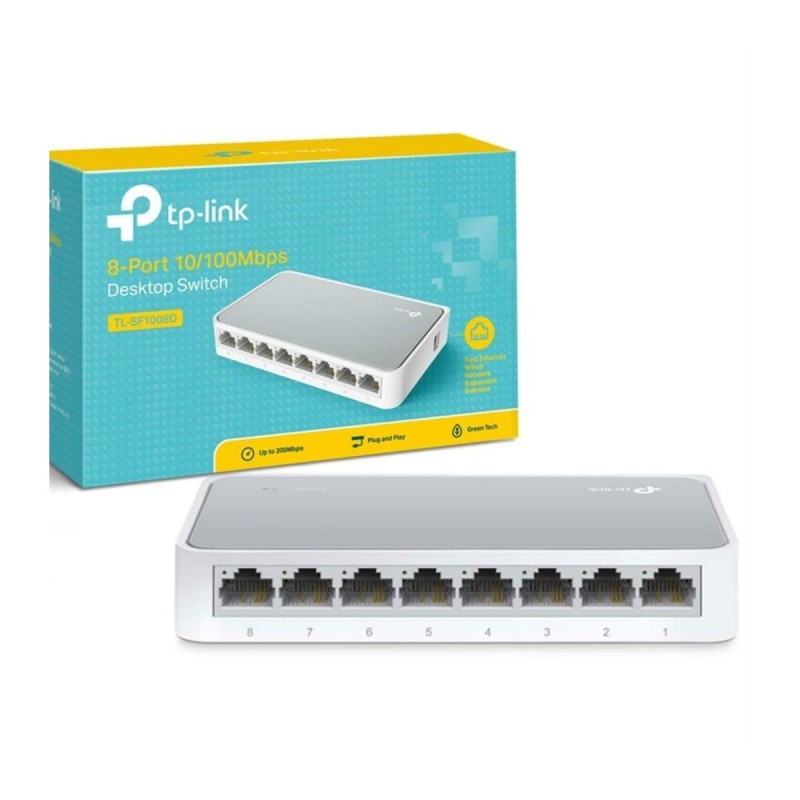 Switch TP-LINK TL-SF1008D 8 Portales White