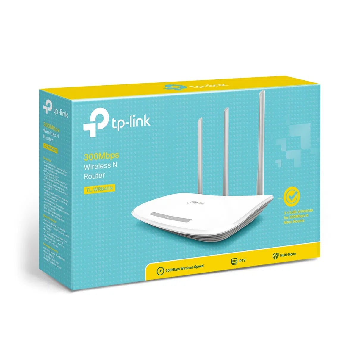 ROUTER TP-Link TL-WR845N 300Mbit/s 2.4 GHz White